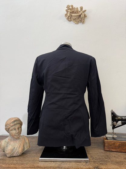 Vintage Italian Navy Double Breasted Jacket “M/L”