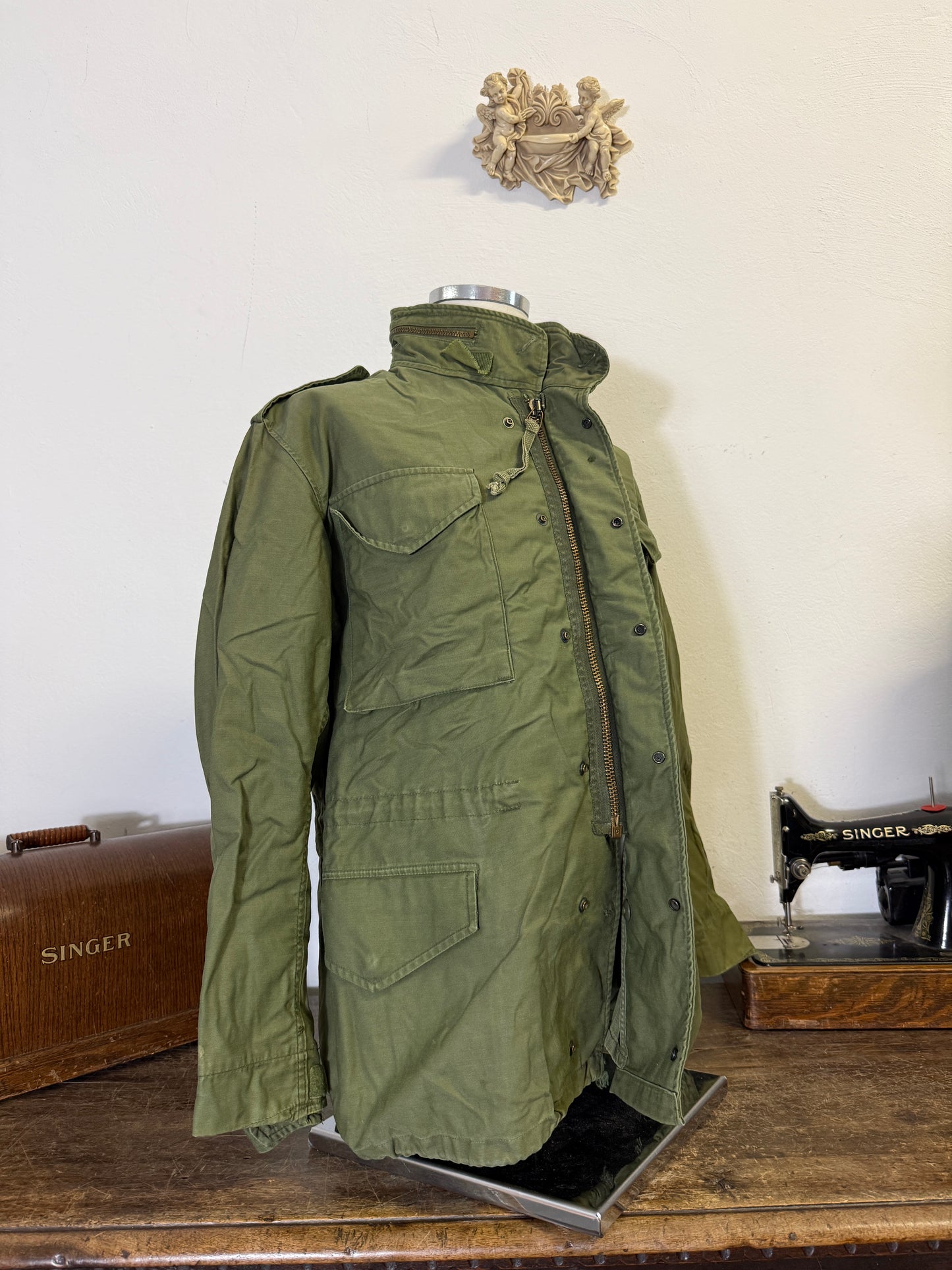 Vintage Field Jacket M65 Us Army “L”