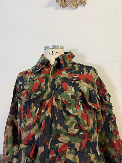 Vintage Swiss Army Camo Jacket M70 “L”