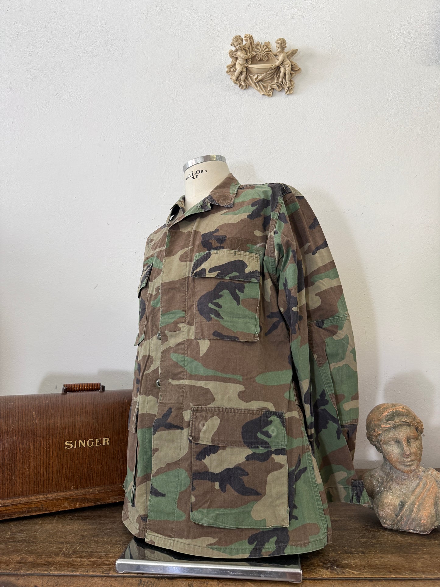Vintage Ripstop Woodland Us Army Jacket “L/XL”