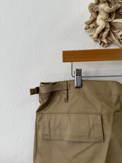 Beige Cargo Short