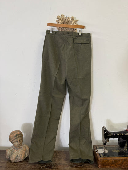 Vintage 70’s Belgian Army Wool Pants “W34”