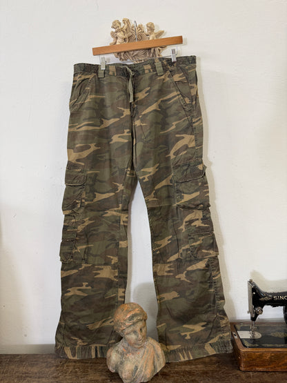 Camo Cargo Pants “W38”