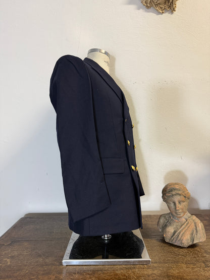 Vintage 90’s Italian Navy Double Breasted Jacket “M”