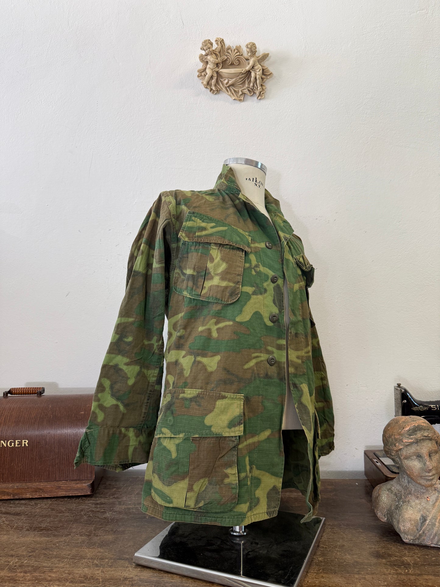 Vintage 60’s Ripstop Jungle Jacket ERDL Us Army “M”