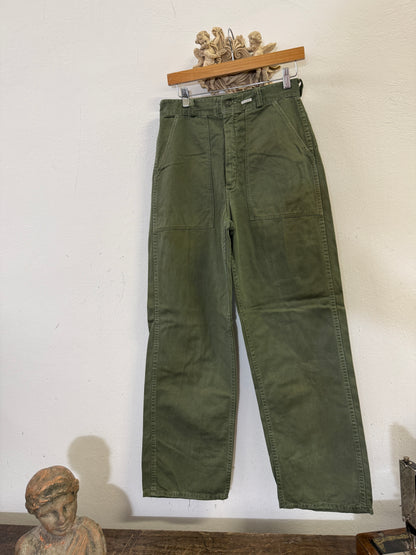 Vintage Og 107 Us Army Fatigue Pants “W28”