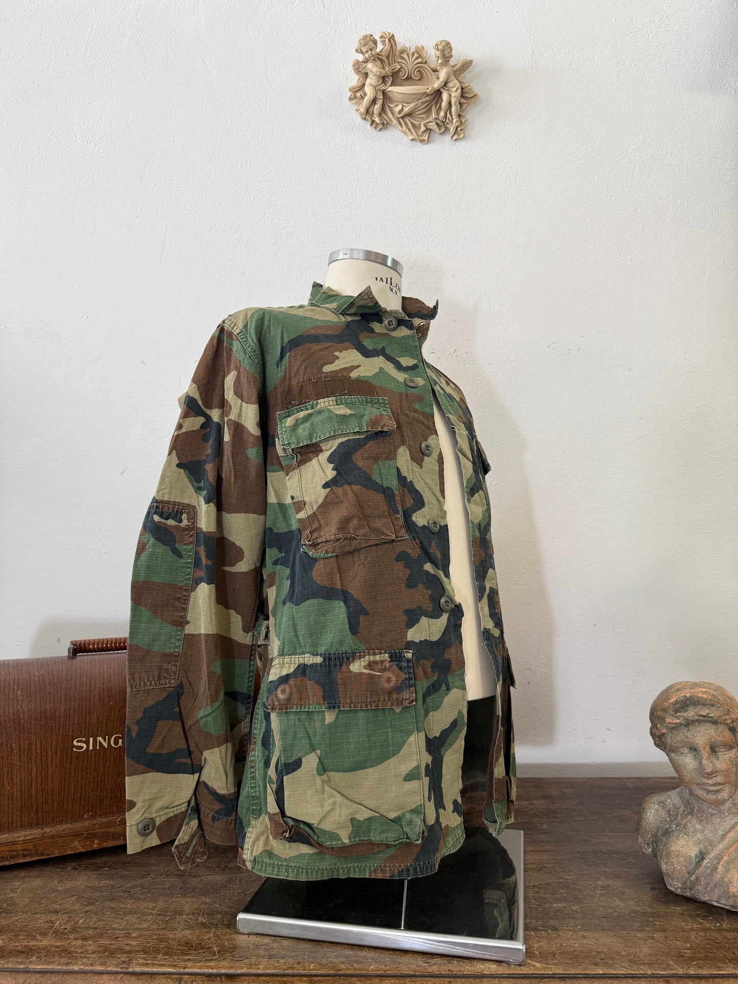 Vintage Ripstop Woodland Us Army Jacket “M/L”