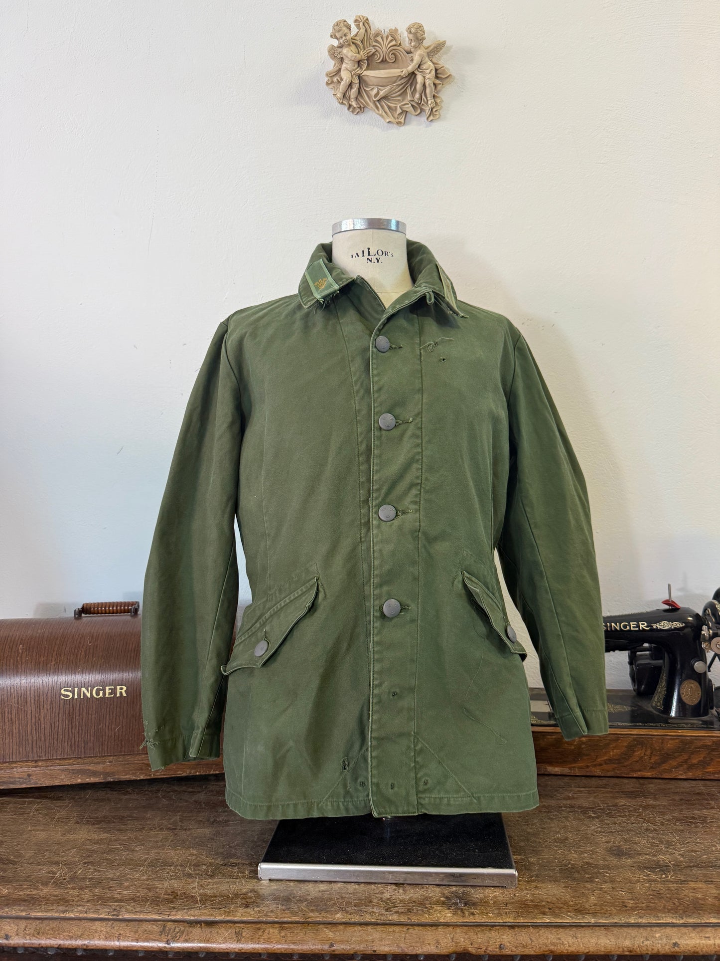 Vintage 70’s Swedish Army Jacket “L”