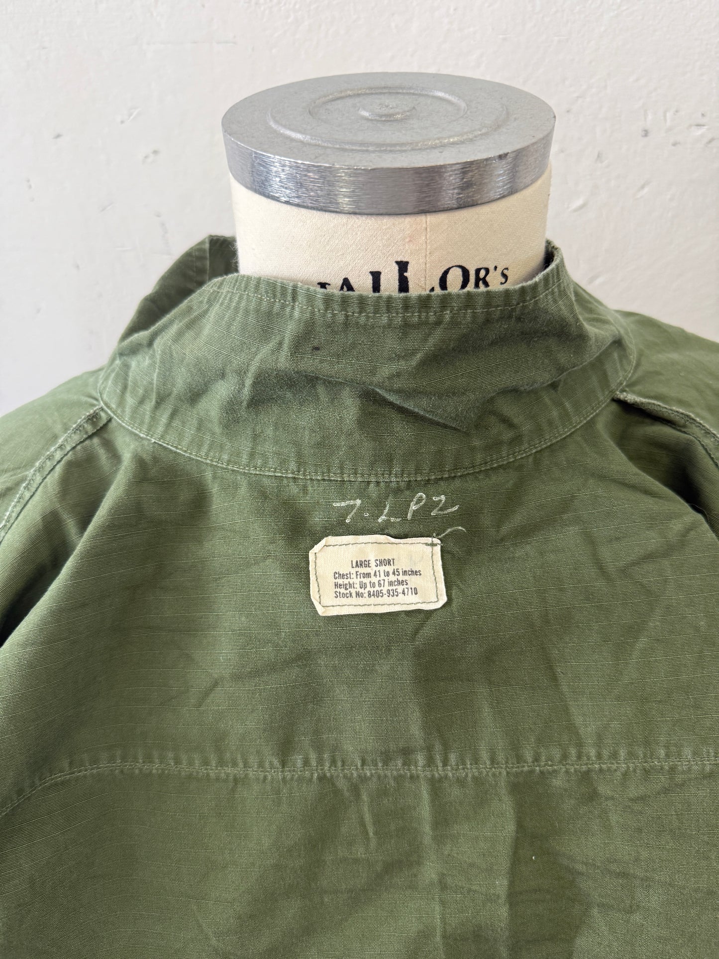 Vintage 60’s Jungle Jacket Us Army “L”