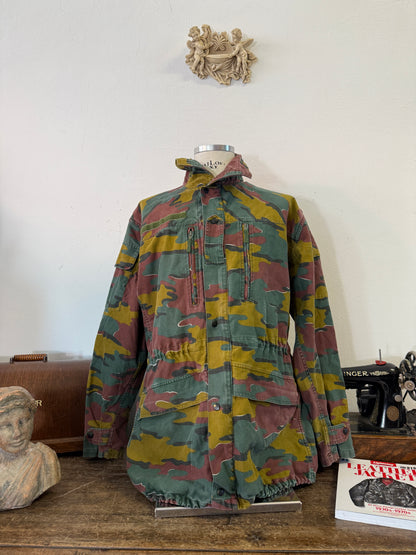 Vintage Belgian Army Camo Jacket “XL”