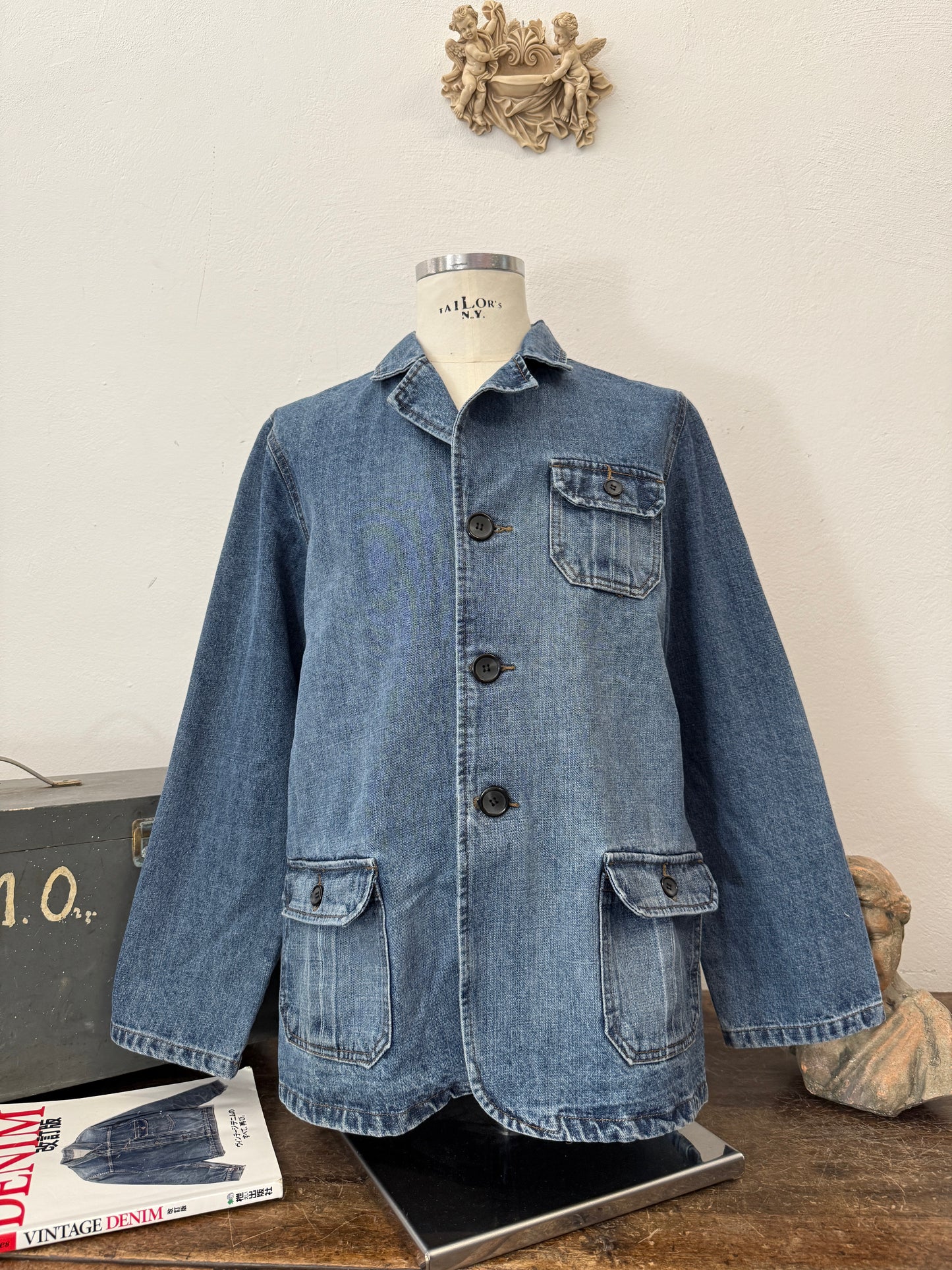 Vintage Denim Work Jacket “L”