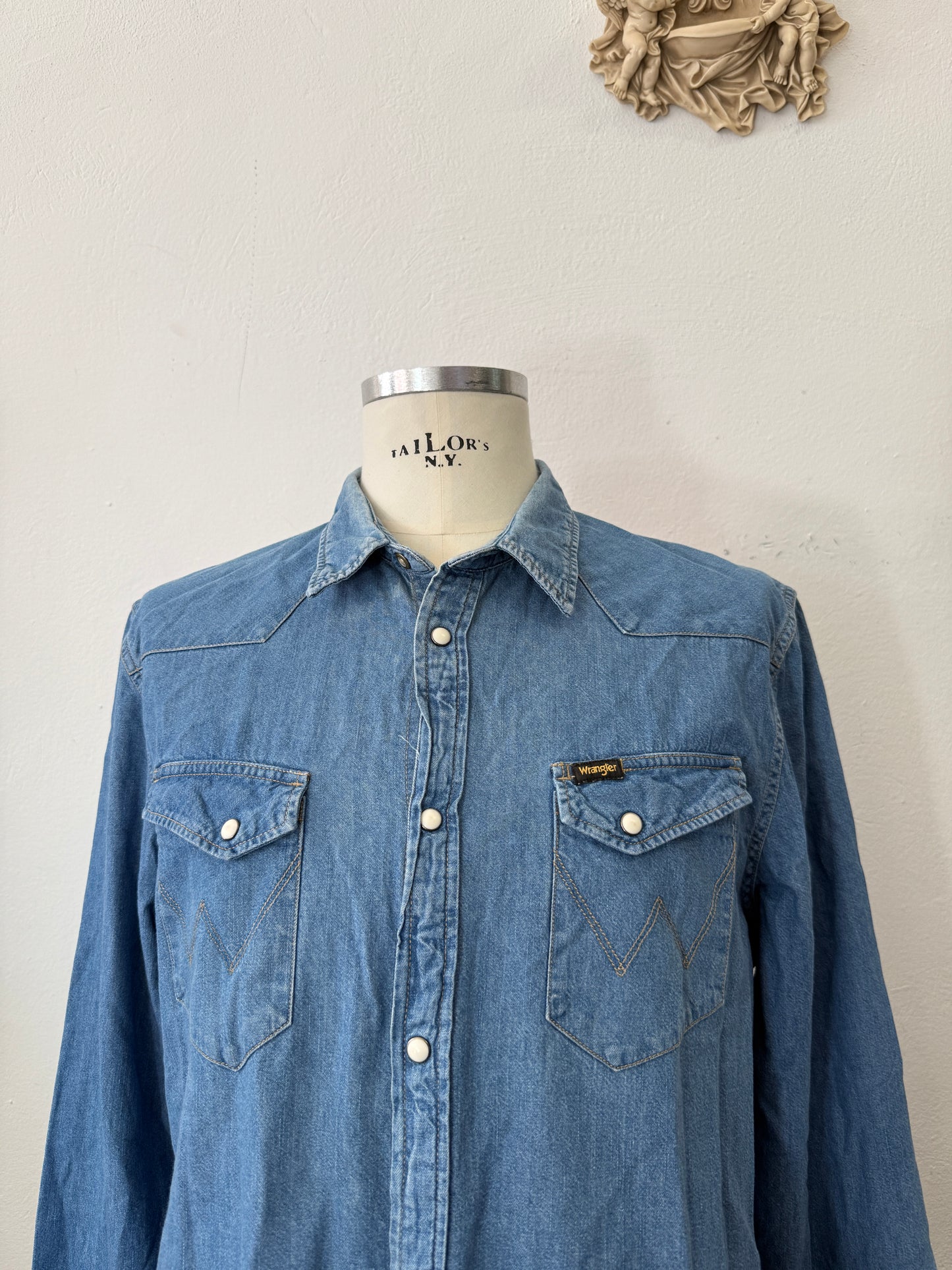 Vintage Wrangler Denim Shirt “XL”