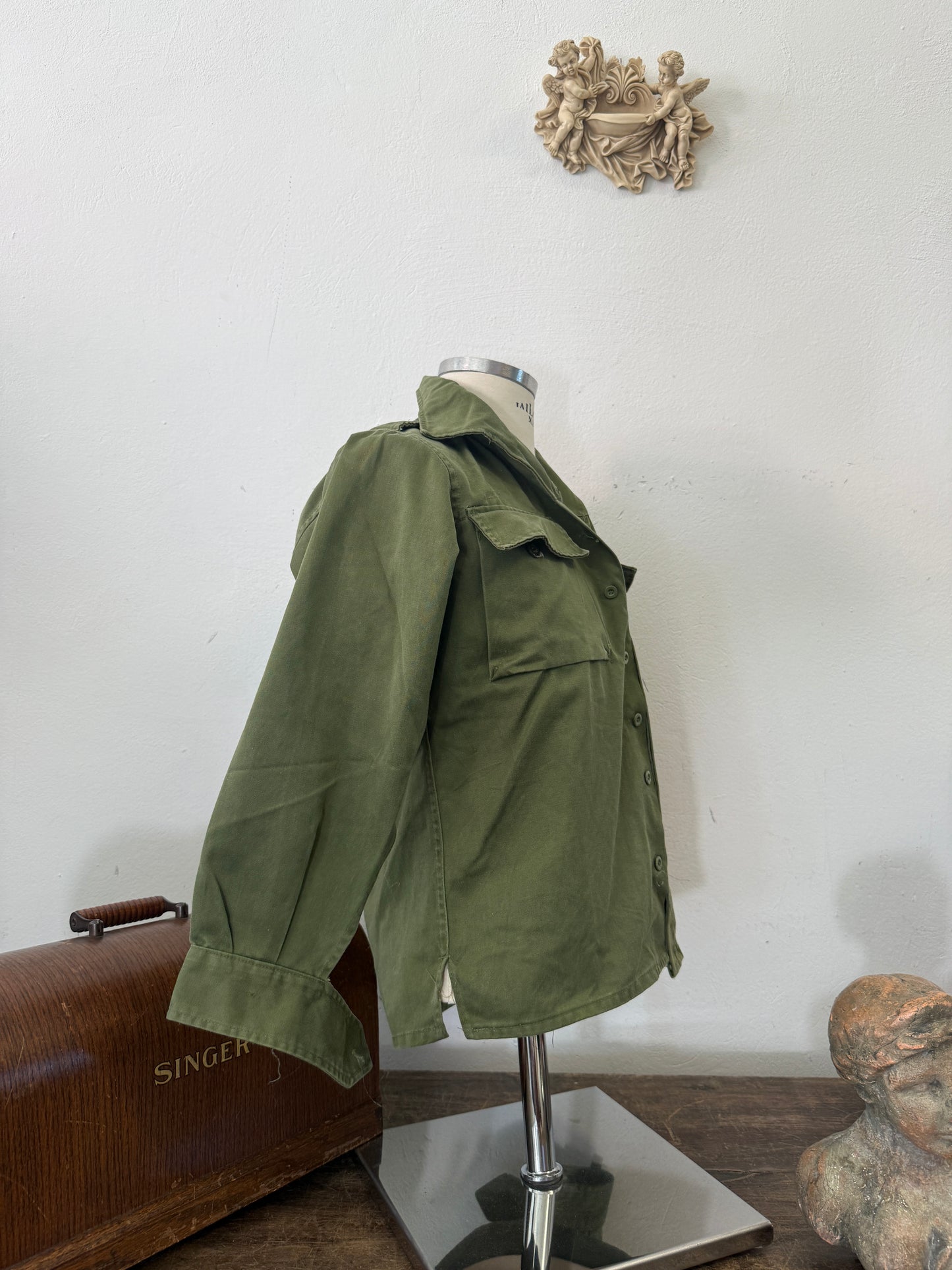 Vintage Spanish Army Shirt “XS”