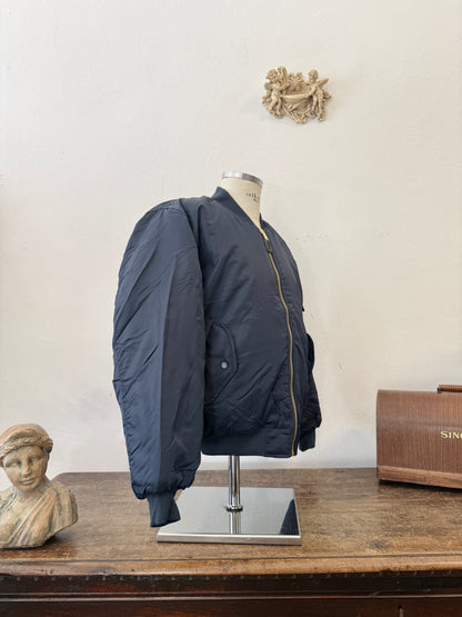 Blue Navy Bomber Jacket MA1