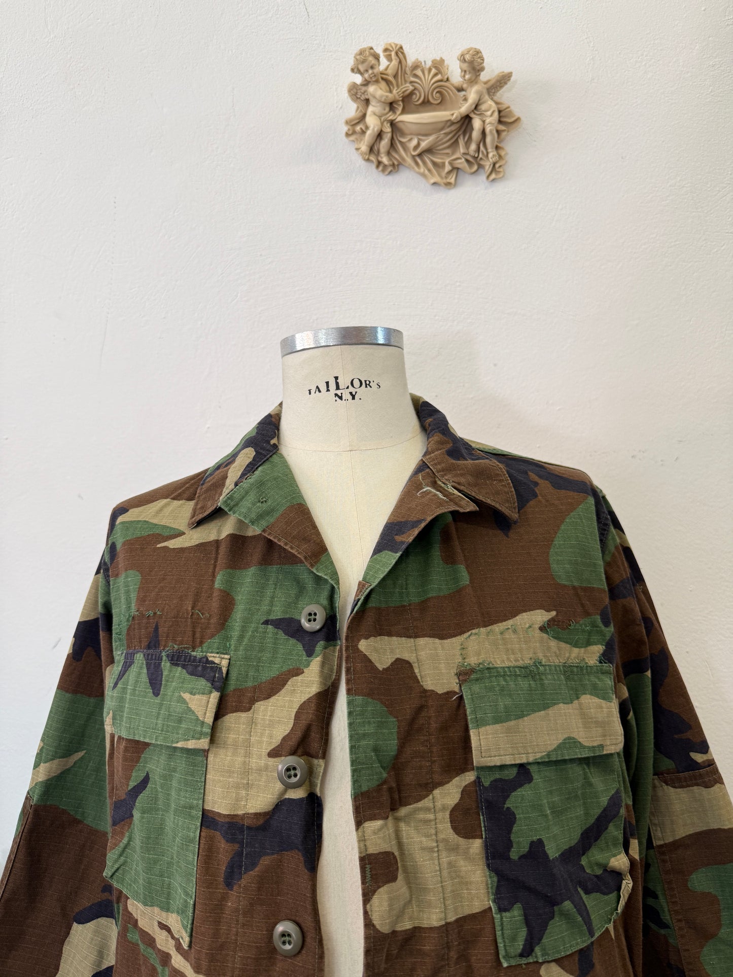 Vintage Ripstop Woodland Us Army Jacket “M”