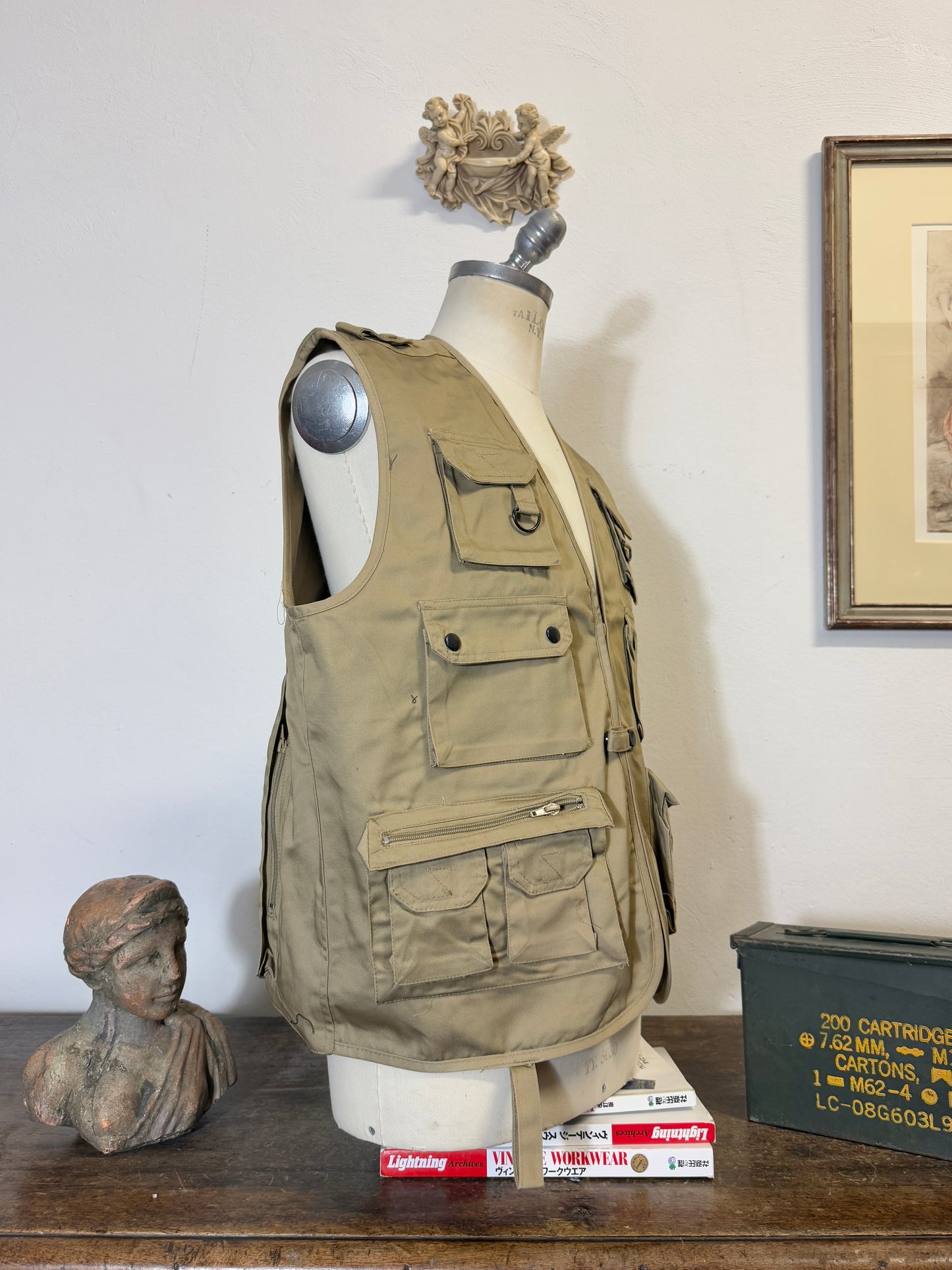 Beige Tactical Utility Vest