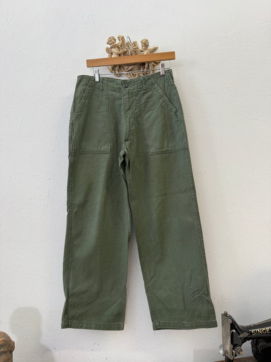 Vintage Og 107 Us Army Fatigue Pants “W30”