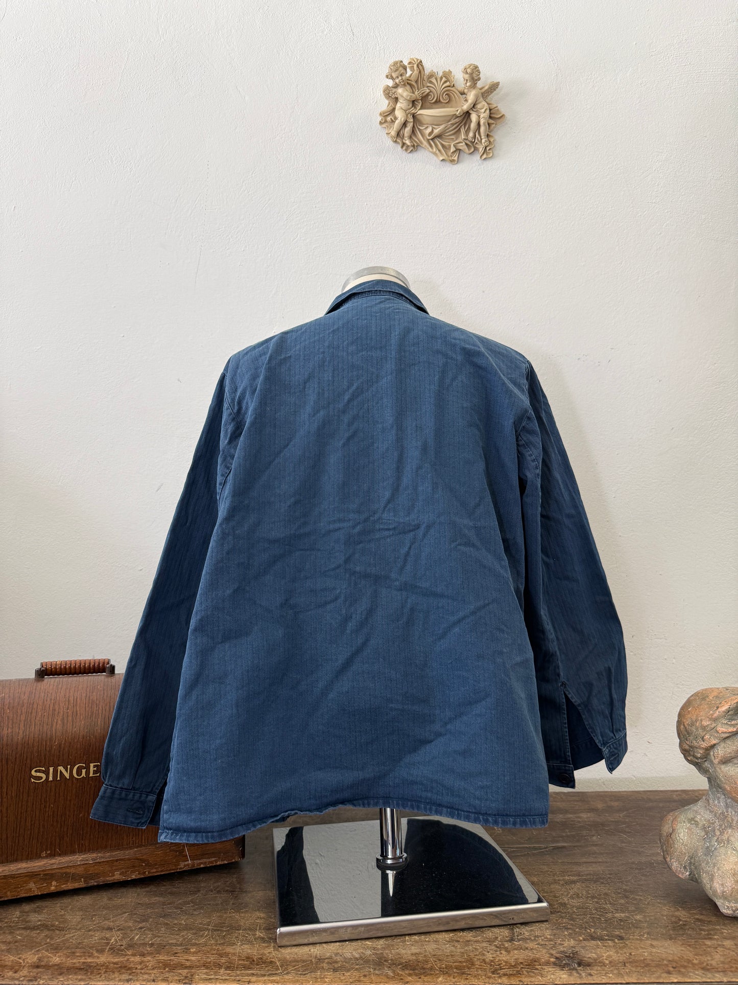 Vintage 90’s German Army Work Jacket HBT “L”