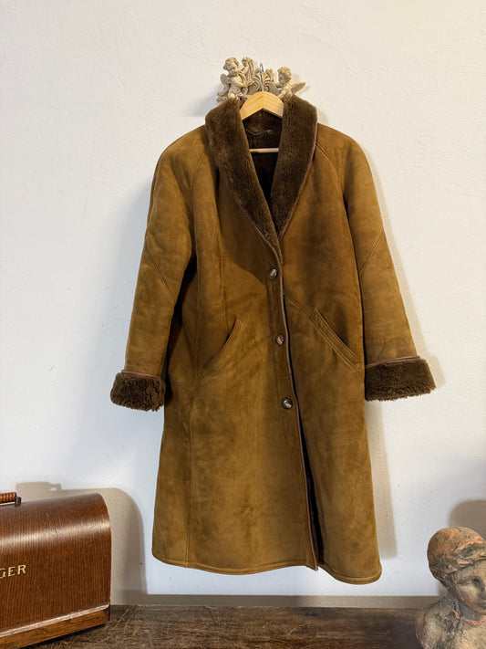 Vintage 80’s Woman Shearling Jacket “L”