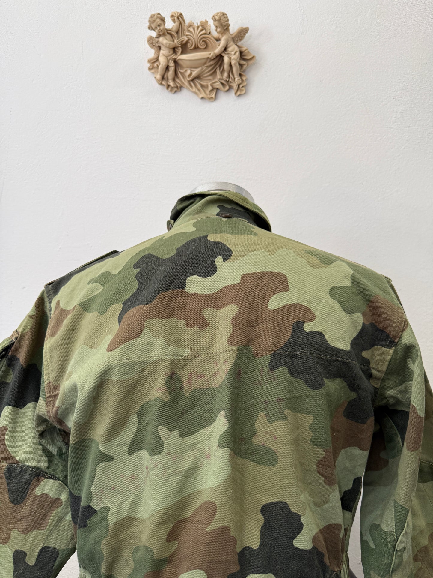 Vintage 90’s Serbian Army Jacket “S”
