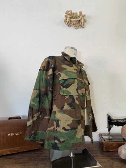 Vintage Ripstop Woodland Us Army Jacket “M”