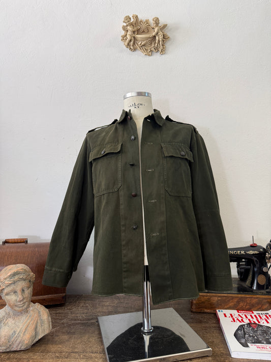 Vintage 80’s Faded Hungarian Army Shirt “S/M”