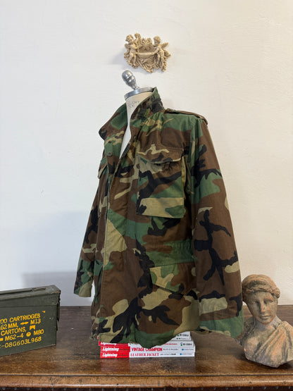 Vintage Woodland Field Jacket M65 Us Army “M”