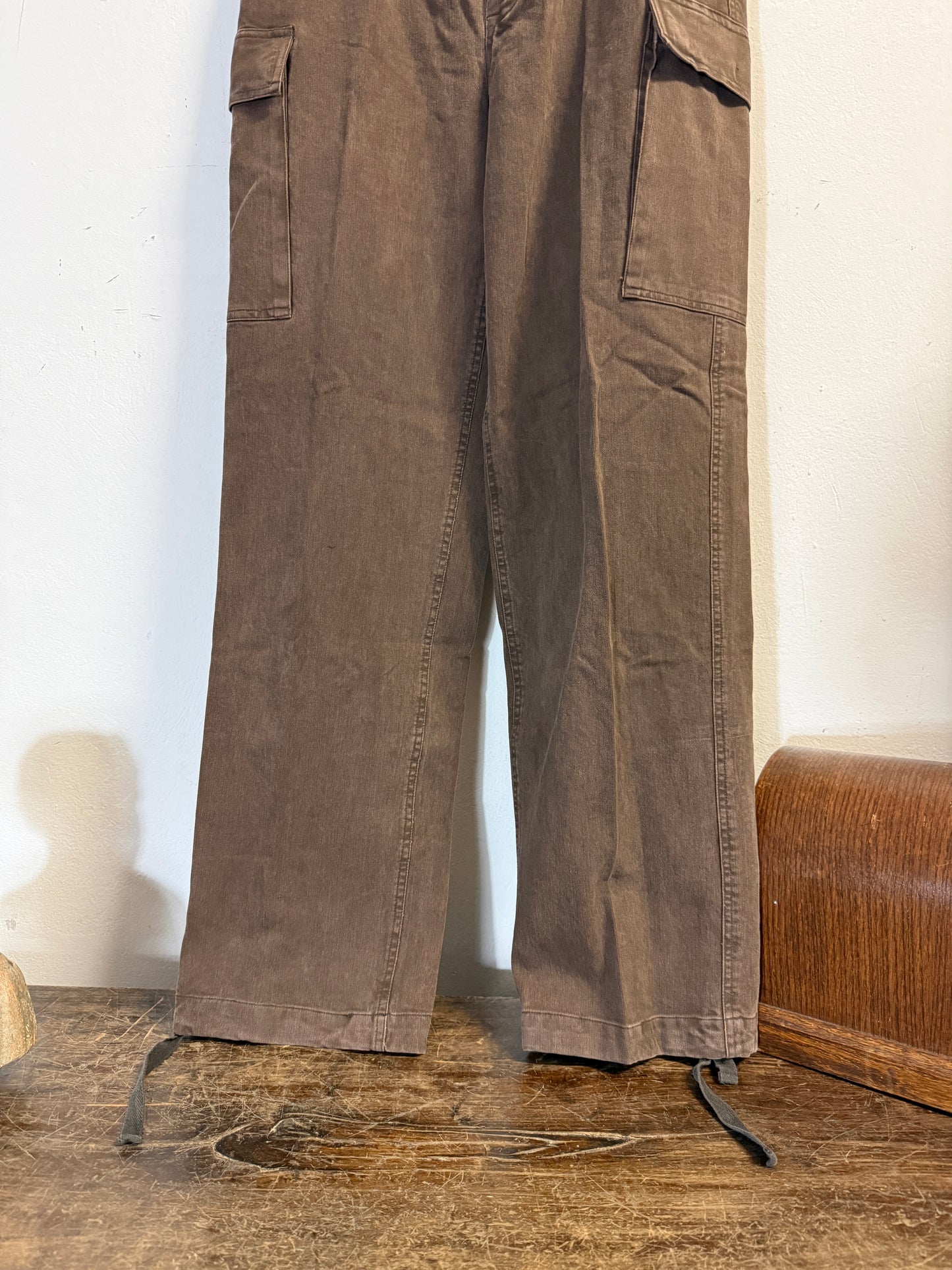 Vintage 80’s German Army Moleskin Cargo Pants “W35”