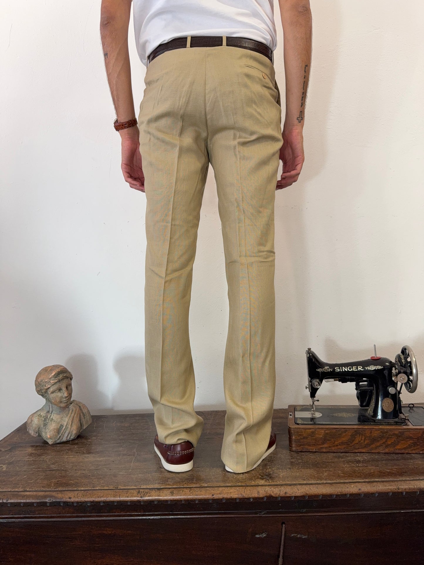 Beige Canali Pants “W34”