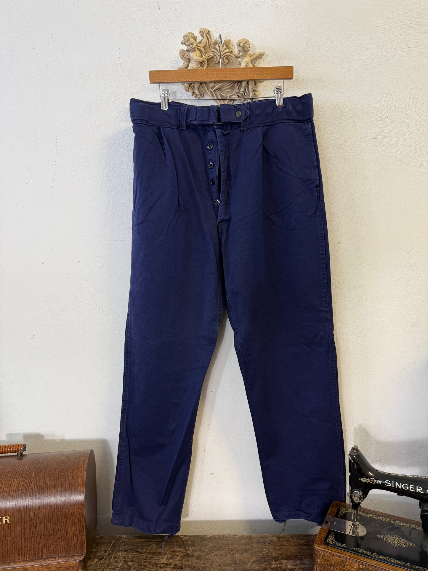 Vintage 80’s Italian Navy Pants “W36”