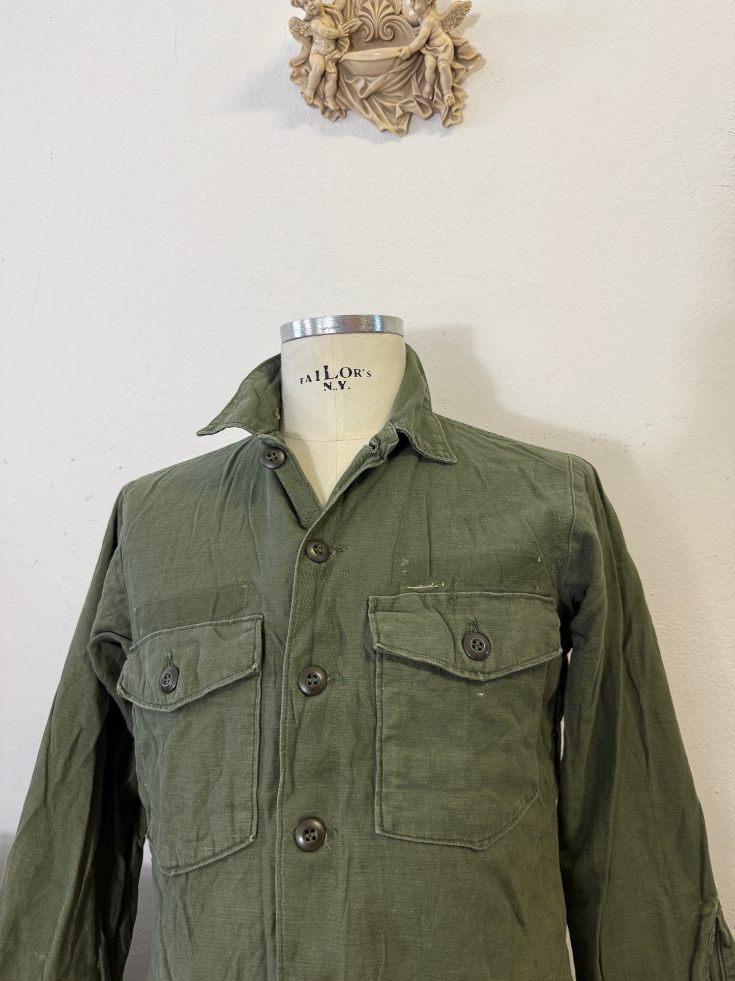 Vintage Og 107 Us Army Shirt “S”