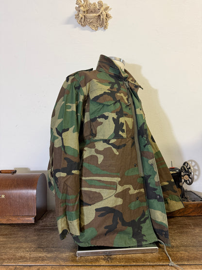 Vintage Woodland Field Jacket M65 Us Army “M/L”