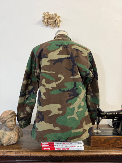Vintage Woodland Jacket Rip Stop Us Army “L”