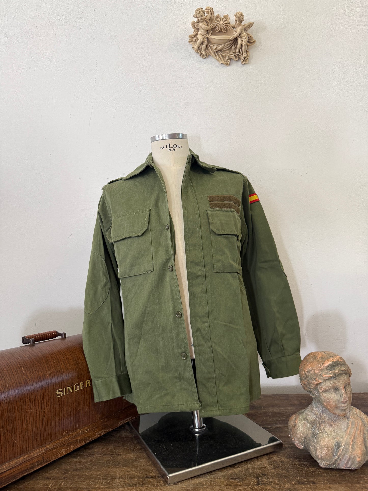 Vintage Spanish Army Shirt “M”