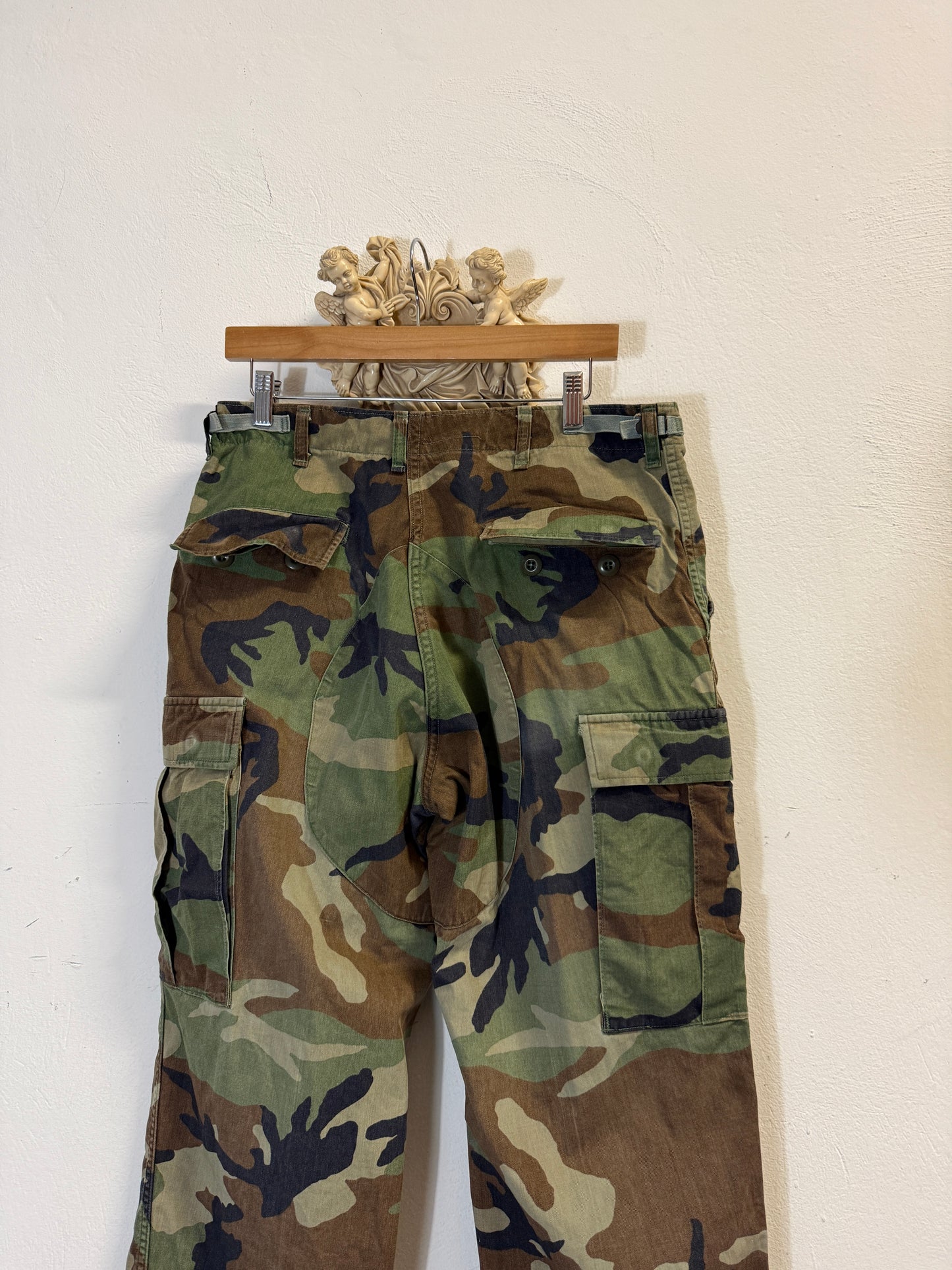 Vintage Woodland Camo Cargo Pants Us Army “W33”