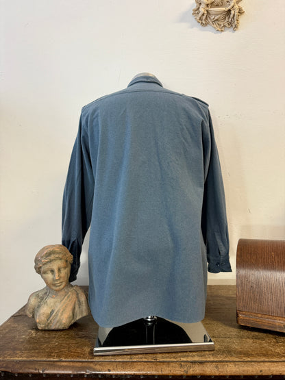 Vintage 60’s Italian Air Force Flannel Shirt “S”