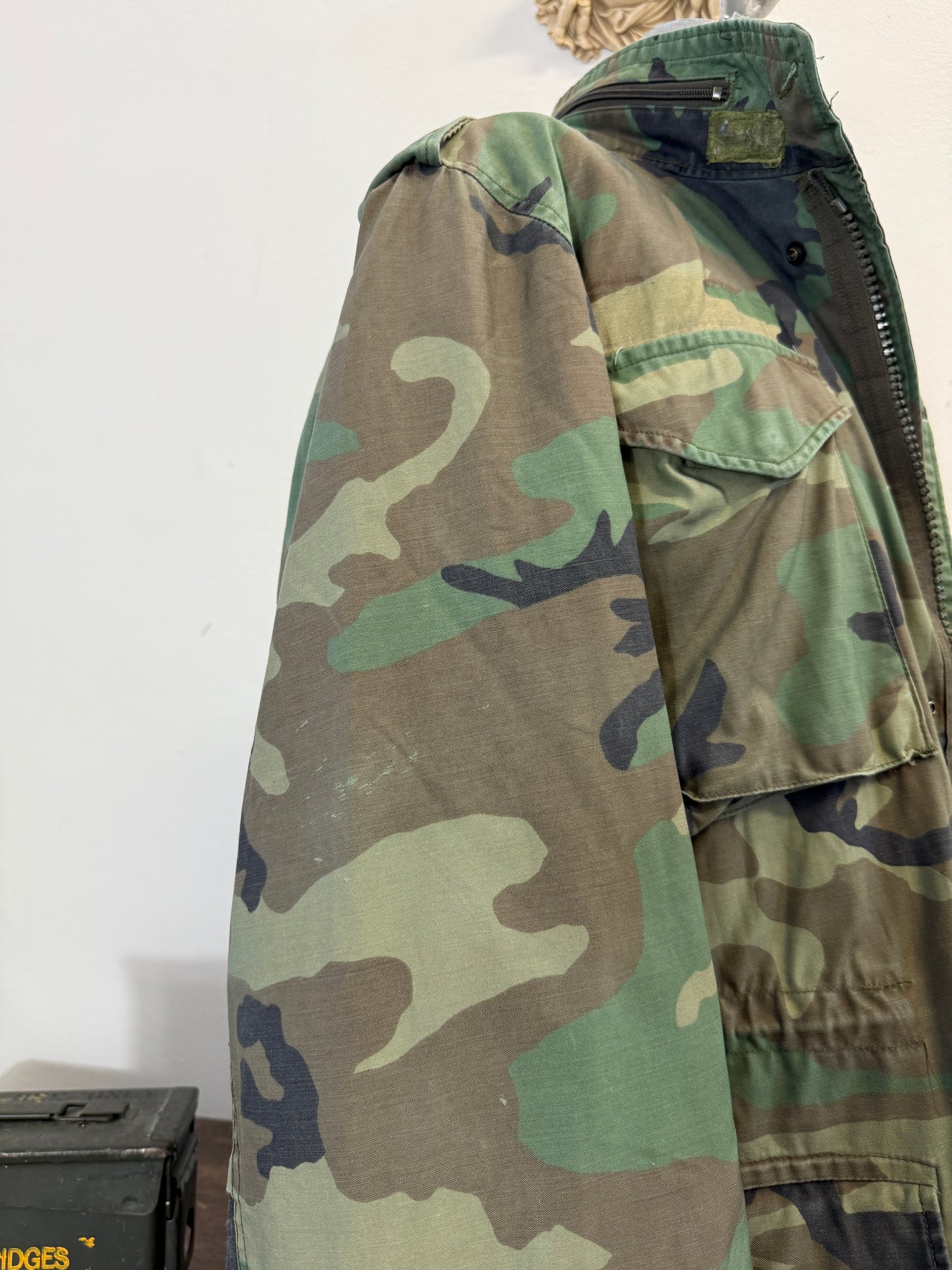 Vintage Woodland Field Jacket M65 Us Army “XL”