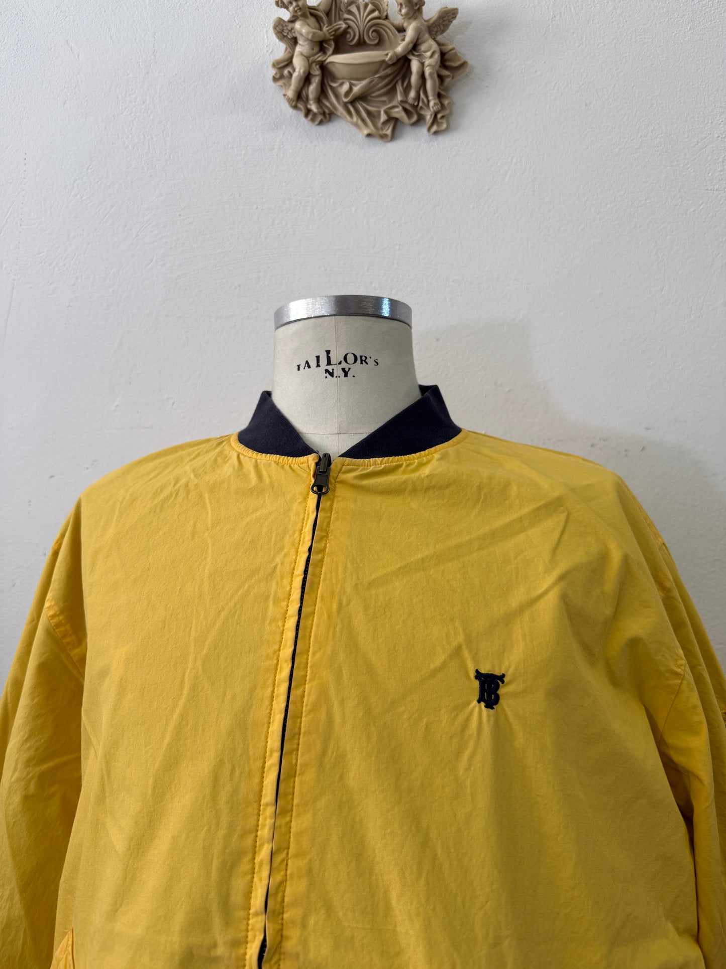 Vintage Burberry Bomber Jacket Reversible “L/XL”