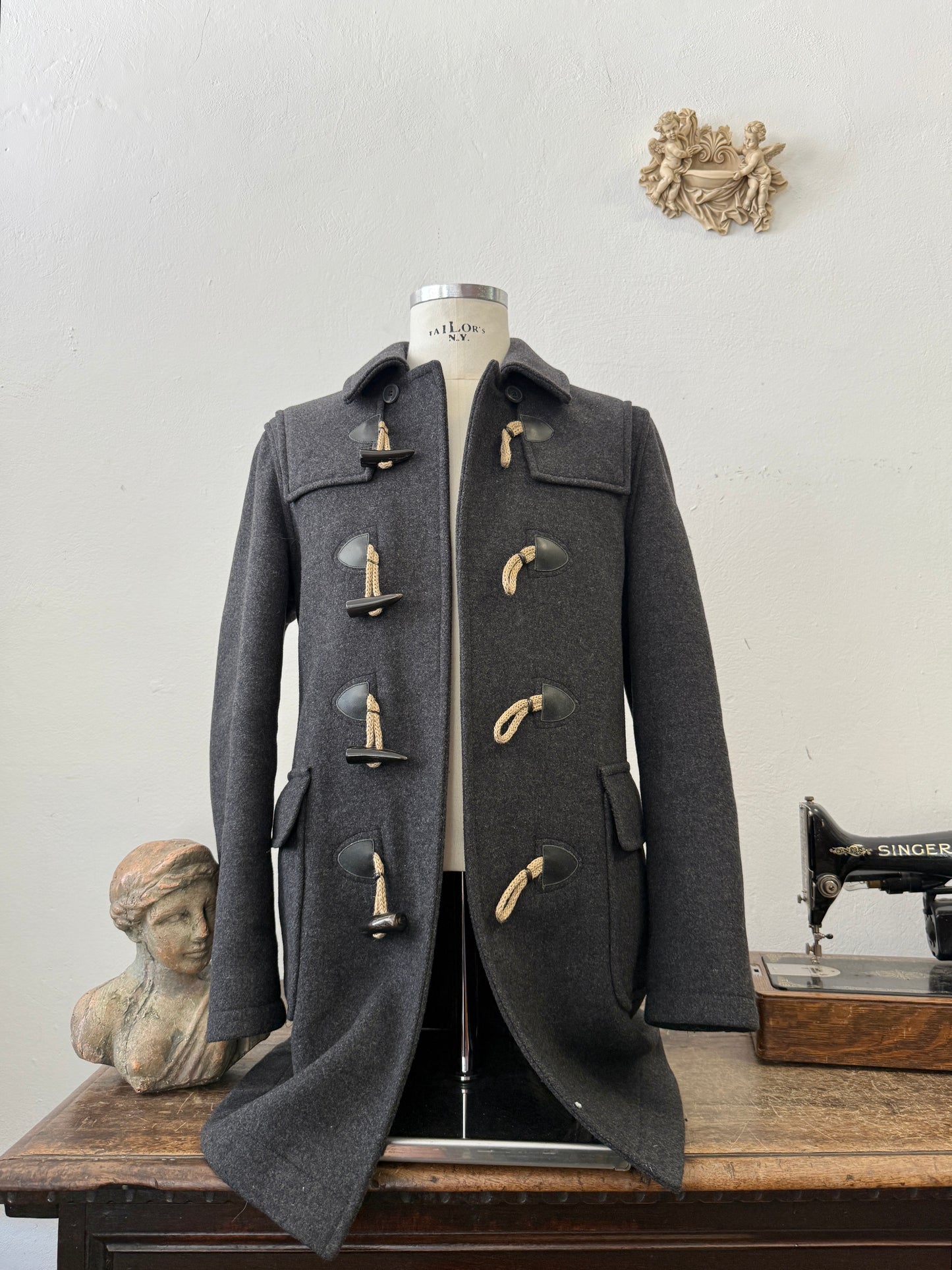 Vintage Wool Coat Made in Italy “M”