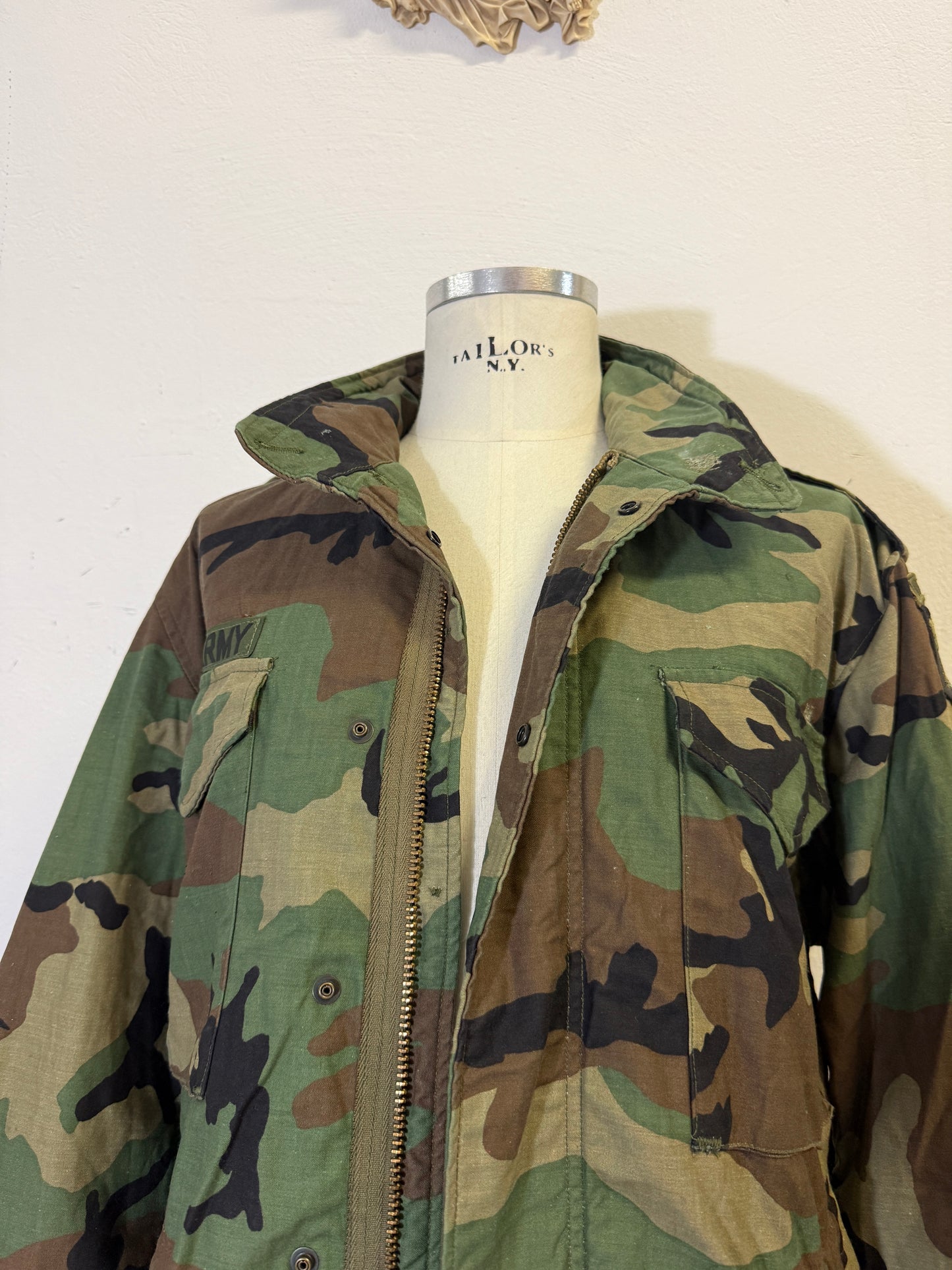 Vintage Woodland Field Jacket M65 Us Army “L/XL”