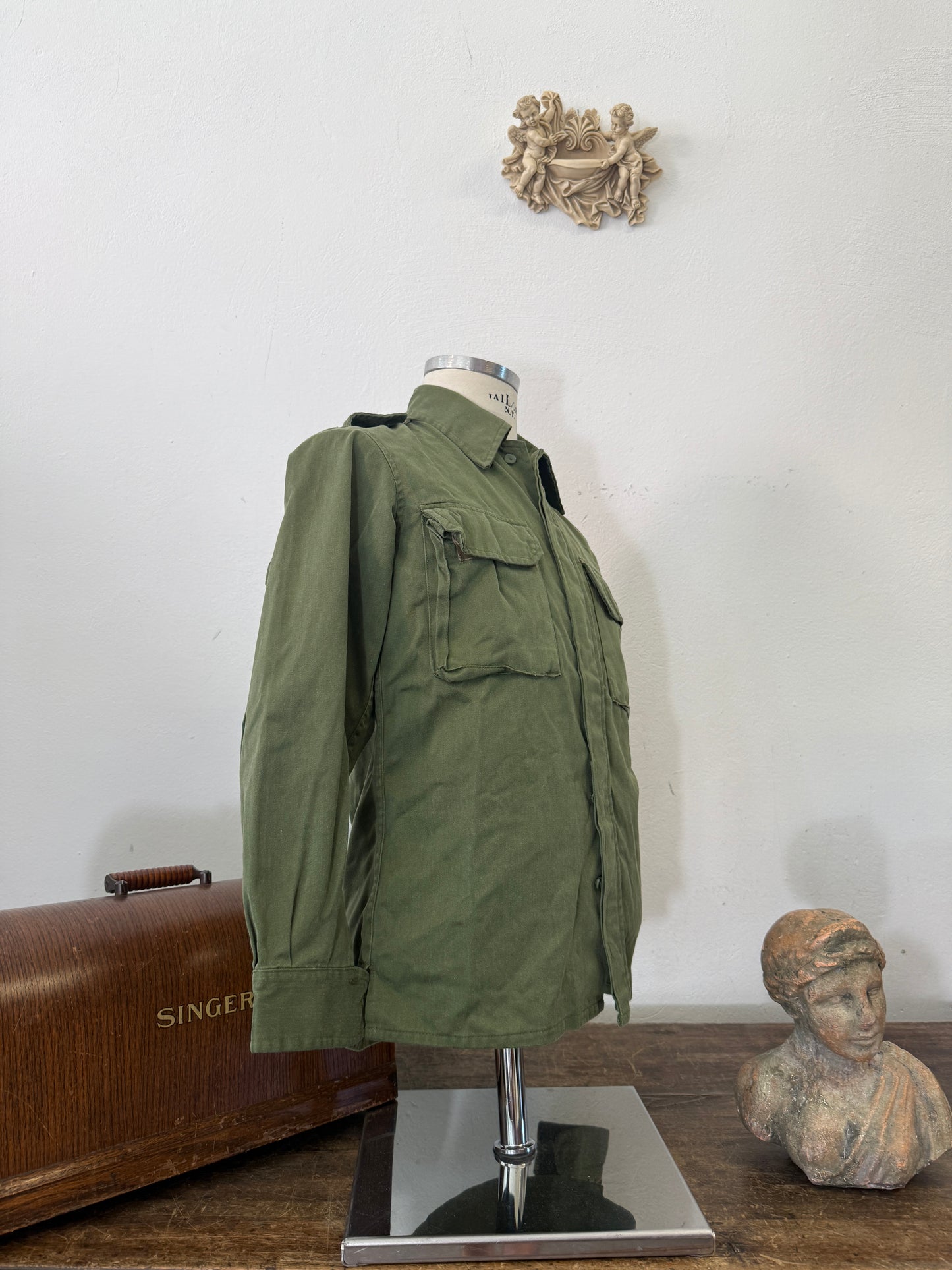 Vintage Spanish Army Shirt “XS”