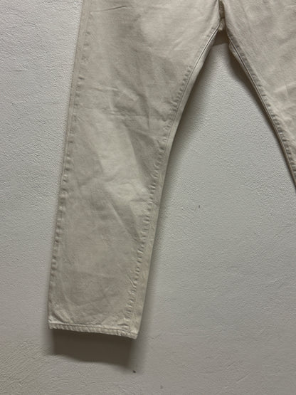 Selvedge Trousers in Japanese Ecru Fabric “W34”