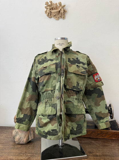 Vintage 90’s Serbian Army Jacket “S”