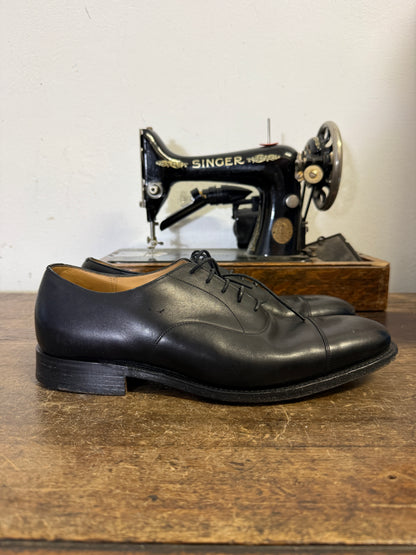 Used Church’s Men’s Black Leather Oxford Shoes – Made in England – UK Size 10
