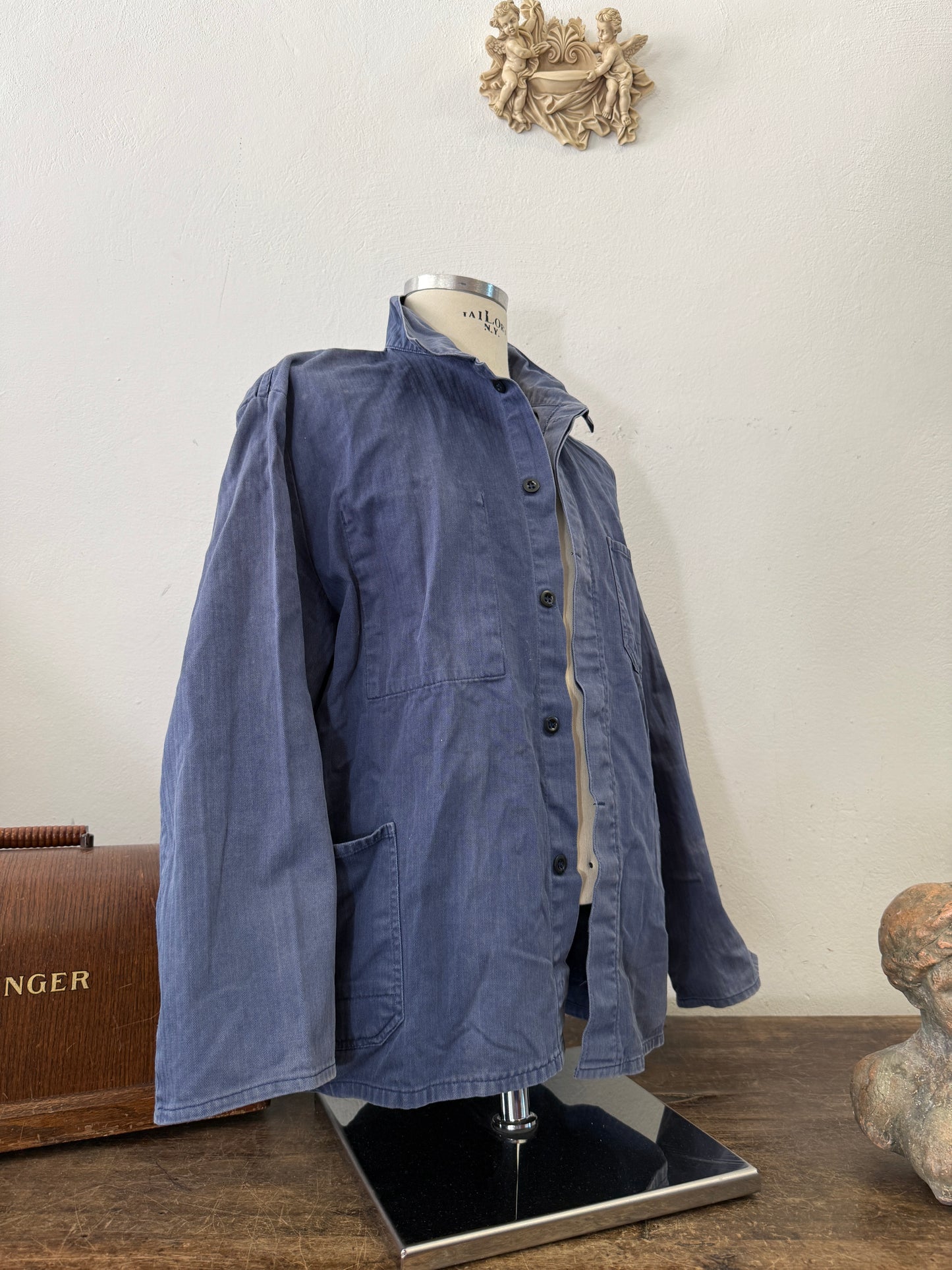 Vintage 90’s German Army Work Jacket HBT “L”