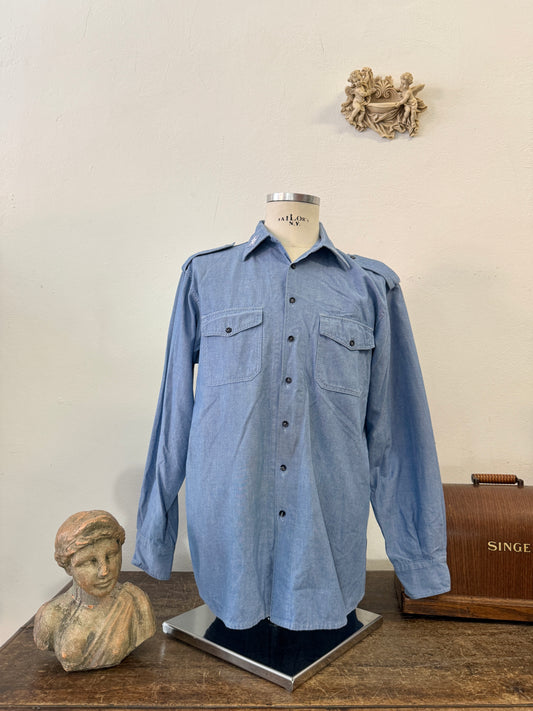 Vintage 90’s Italian Navy Shirt “L”