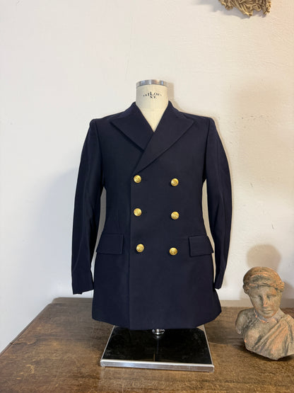 Vintage 90’s Italian Navy Double Breasted Jacket “S/M”
