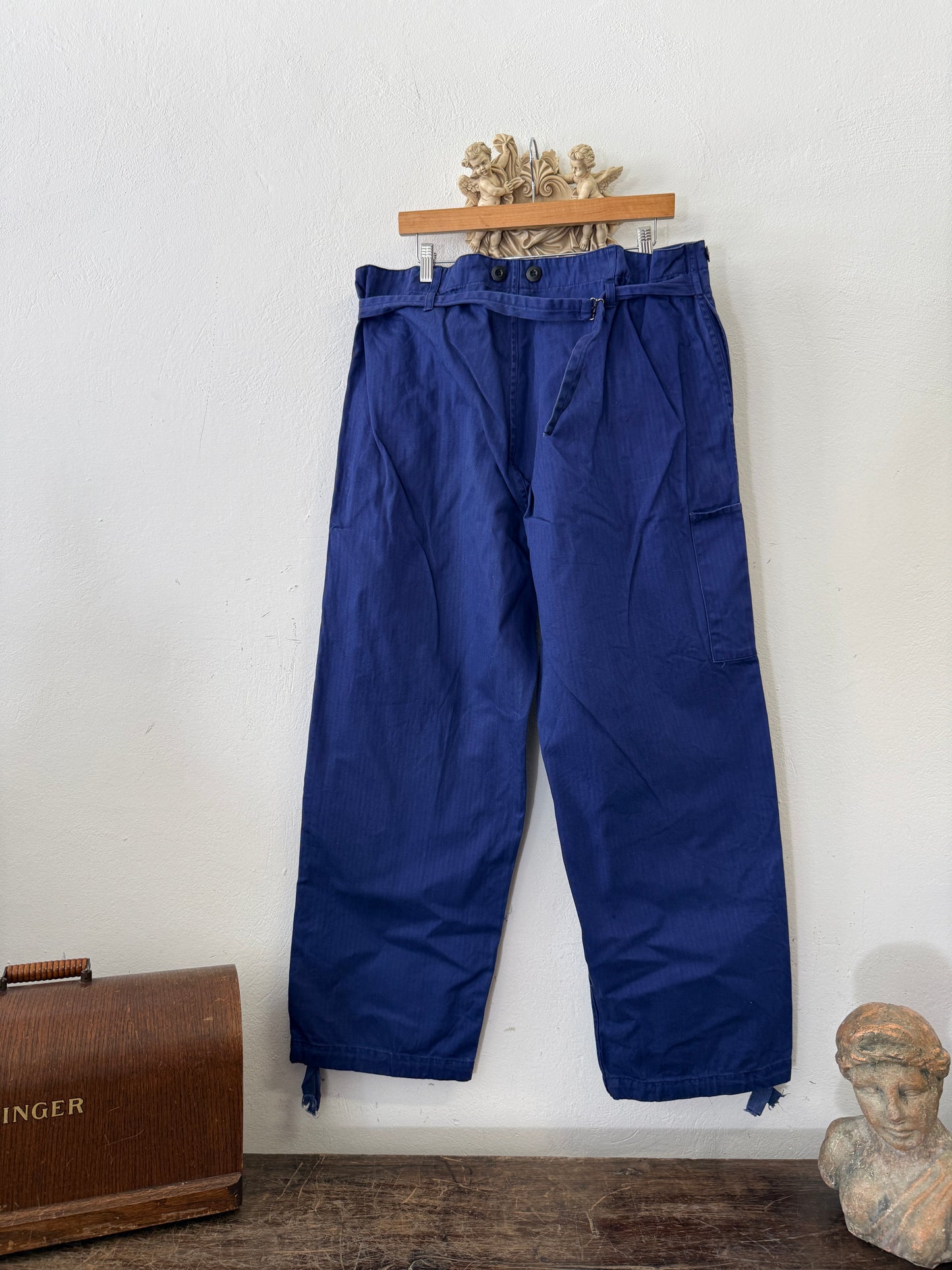 Vintage German Army Work Pants HBT “W38”