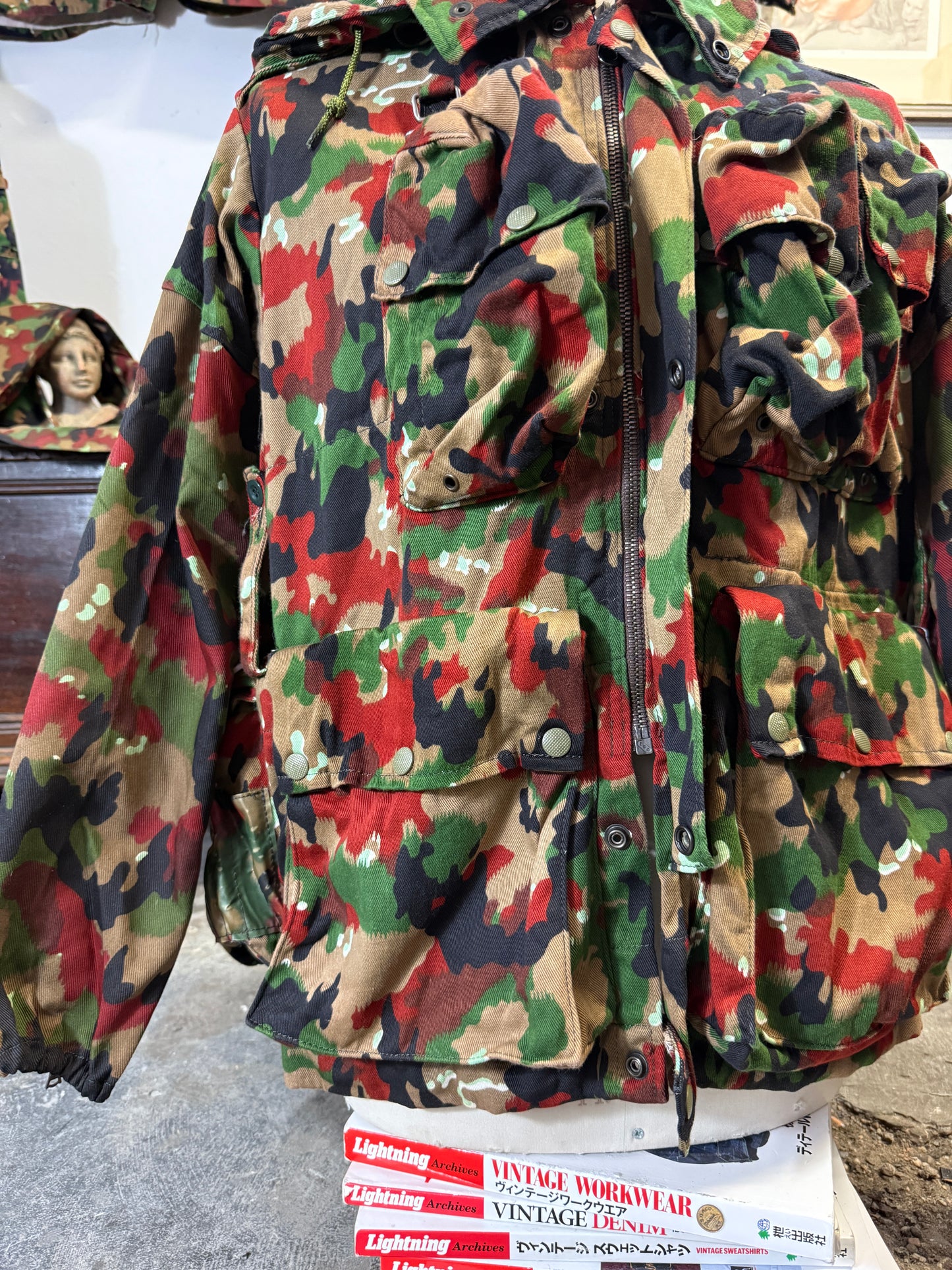 Vintage Swiss Army Camo Jacket M70 “M/L”