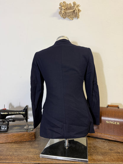 Vintage 90’s Italian Navy Double Breasted Jacket “S”